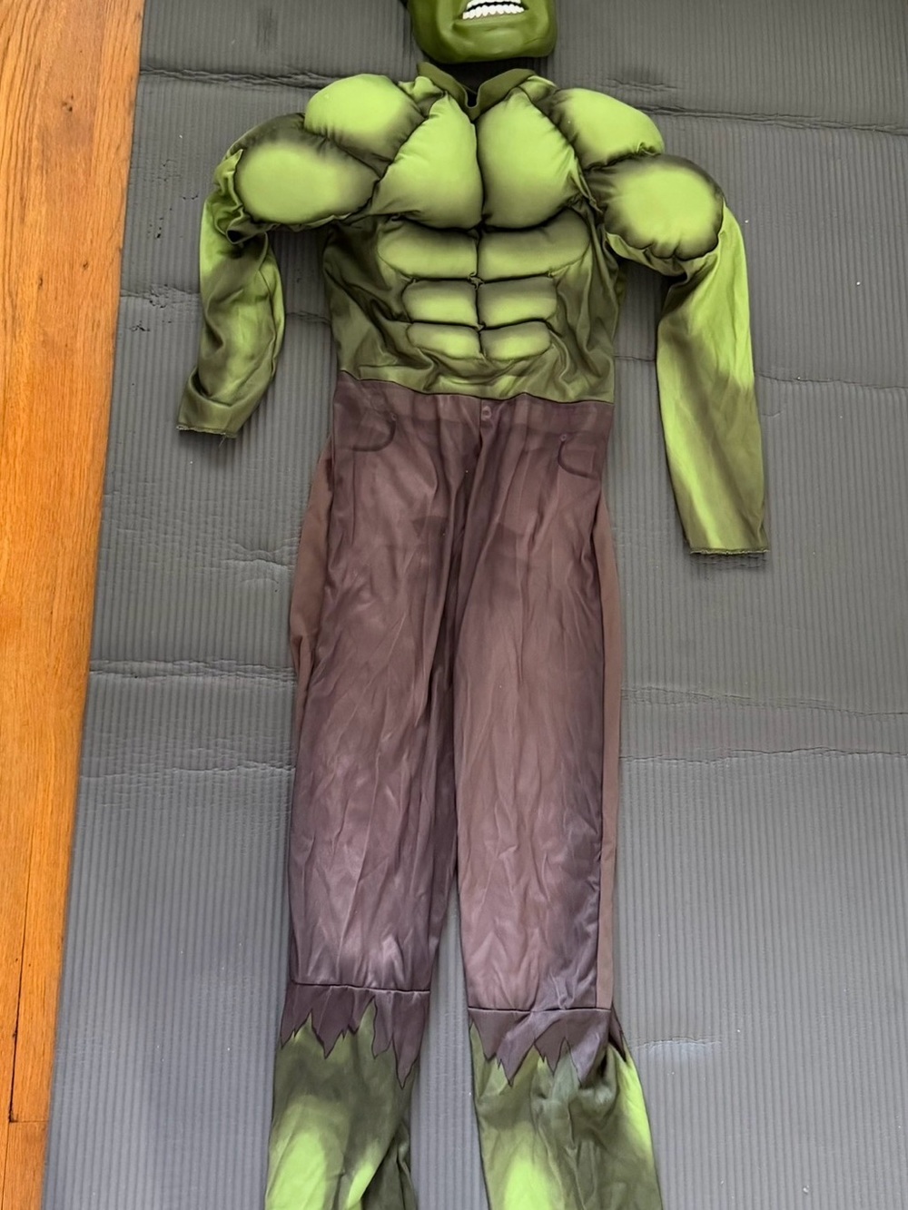 Marvel Green Hulk Muscle Costume with Mask size 3T